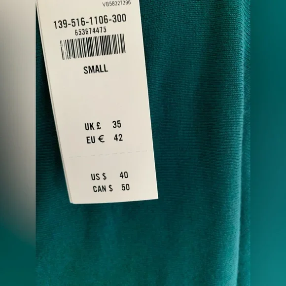 NWT Abercrombie & Fitch Teal Top - Picture 5 of 5